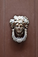 Image showing Ancient italian door knocker.