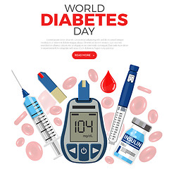 Image showing World Diabetes Day Concept