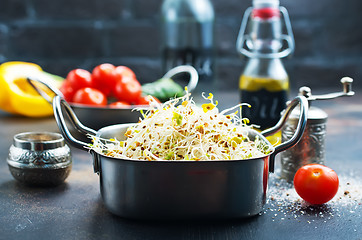 Image showing Raw sprouts