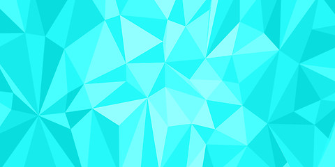 Image showing turquoise triangle background