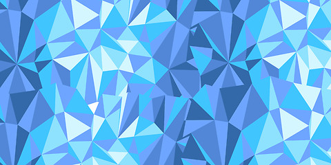 Image showing cyan triangle background