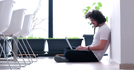 Image showing man enjoying relaxing lifestyle