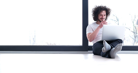 Image showing man enjoying relaxing lifestyle