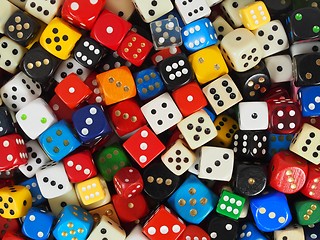 Image showing Cube dice collection