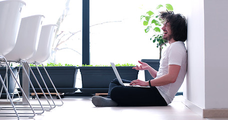 Image showing man enjoying relaxing lifestyle