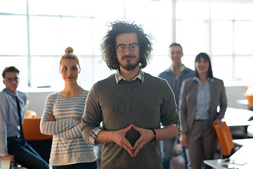 Image showing Portrait of young casual businessman