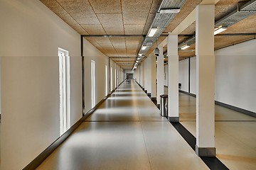 Image showing Corridor in a big building