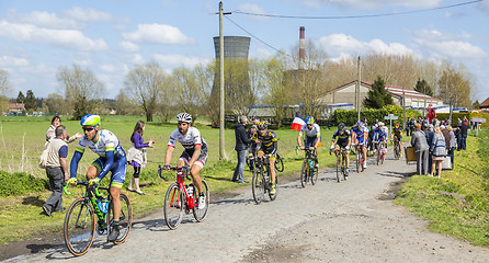 Image showing The Peloton - Paris Roubaix 2016