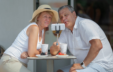 Image showing A family selfie