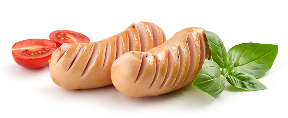 Image showing grilled pork sausages