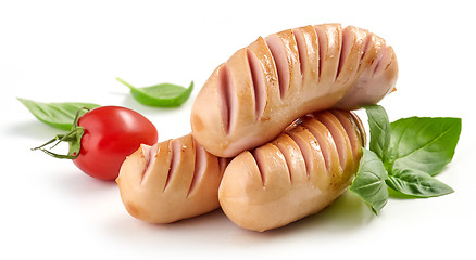 Image showing grilled pork sausages