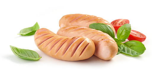 Image showing grilled pork sausages