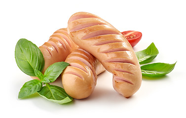 Image showing grilled pork sausages