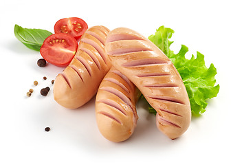 Image showing grilled pork sausages