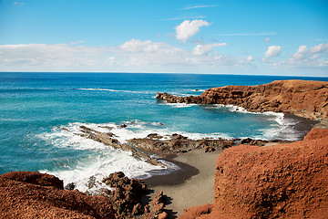 Image showing Beautiful landscape of Lanzarote Island