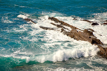 Image showing waves of Atlantic ocean