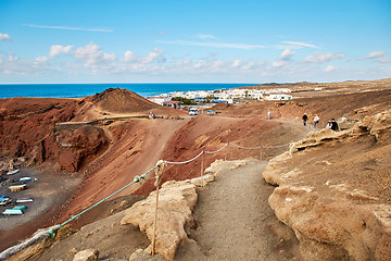 Image showing Beautiful landscape of Lanzarote Island