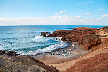 Image showing Beautiful landscape of Lanzarote Island