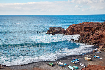 Image showing Beautiful landscape of Lanzarote Island