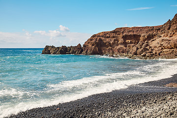 Image showing Beautiful landscape of Lanzarote Island