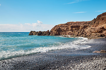 Image showing Beautiful landscape of Lanzarote Island