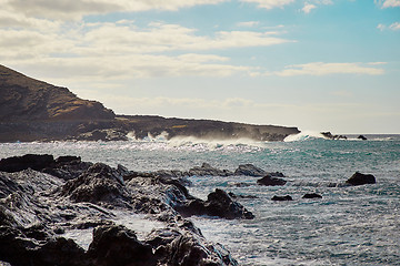 Image showing Beautiful landscape of Lanzarote Island