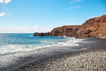 Image showing Beautiful landscape of Lanzarote Island