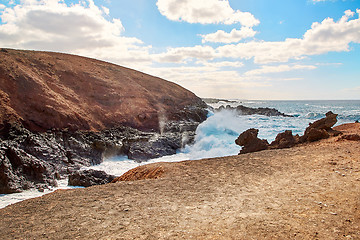 Image showing Beautiful landscape of Lanzarote Island