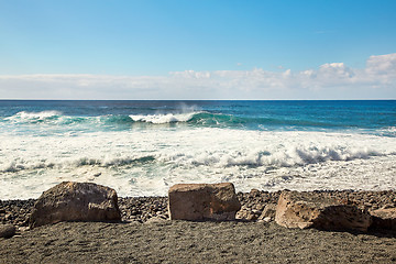 Image showing Beautiful landscape of Lanzarote Island