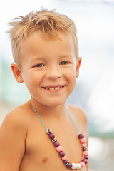 Image showing A smiling kid