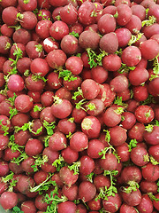 Image showing Radish cluster