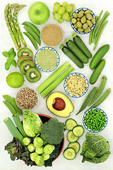 Image showing Green Food for a Healthy Diet
