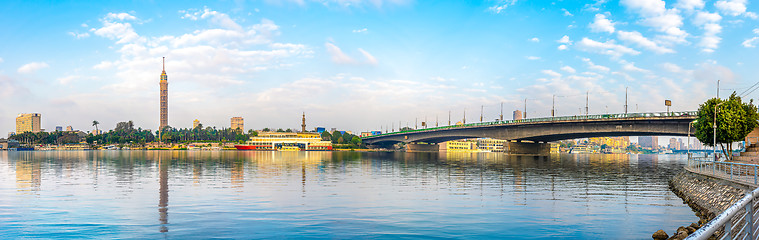 Image showing Panorama of Nile