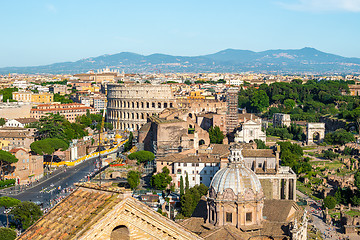 Image showing Colosseum and basilica