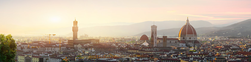 Image showing Florence panoramic view