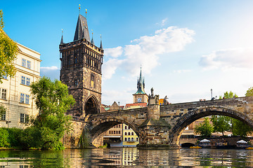 Image showing Charles Bridge in Prague