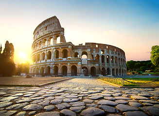 Image showing Colosseum in Rome