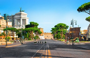 Image showing Vittoriano Palace in Rome