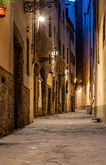 Image showing Narrow street of Florence