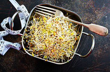 Image showing Raw sprouts