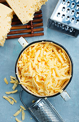 Image showing grated cheese