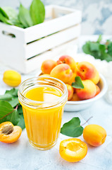 Image showing apricot juice