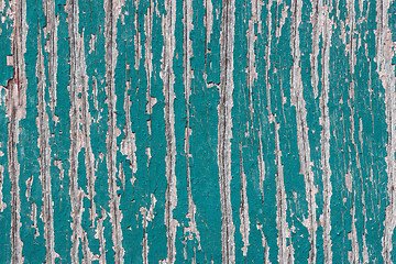 Image showing Old Painted Scratched Wooden Background