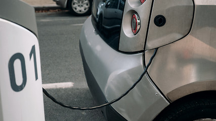 Image showing Charging cord from a car