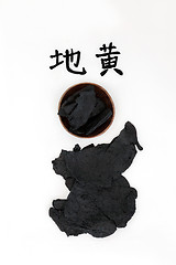 Image showing Chinese Rehmannia Root Herb