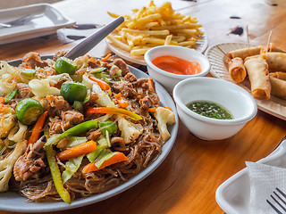 Image showing Filipino food, Pancit Sotanghon