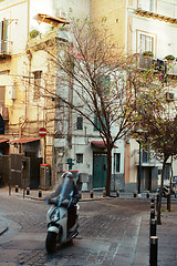 Image showing A street corner in Napoli