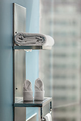 Image showing A towel organizer