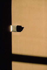 Image showing A very lonely light switch