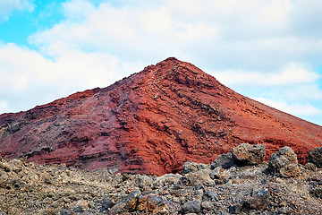 Image showing Beautiful landscape of Lanzarote Island